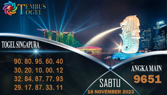 Bocoran Togel Akurat SINGAPURA SABTU 18 NOVEMBER 2023