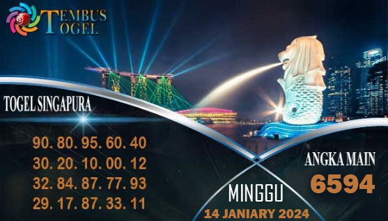 Bocoran Togel Akurat SINGAPURA MINGGU 14 JANUARI 2024