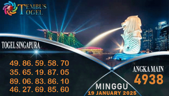 Bocoran Togel Akurat SINGAPURA MINGGU 19 JANUARY 2025