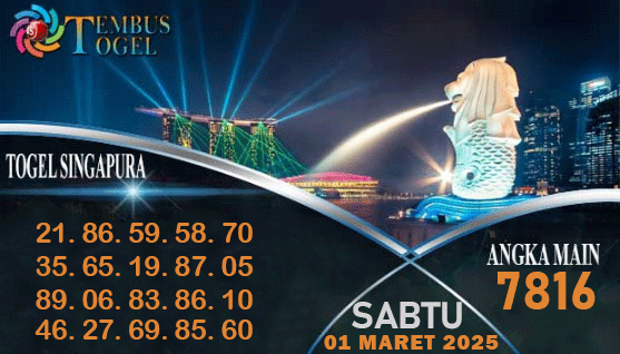 Bocoran Togel Akurat SINGAPURA SABTU 01 JANUARY 2025