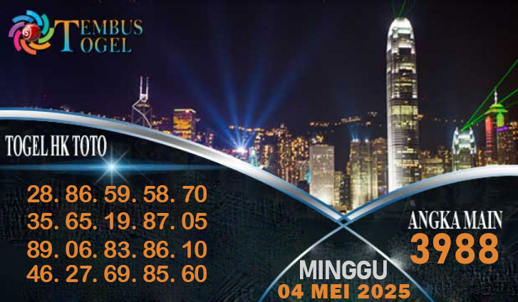 Bocoran Togel HK TOTO Akurat. MINGGU 04 MEI 2025