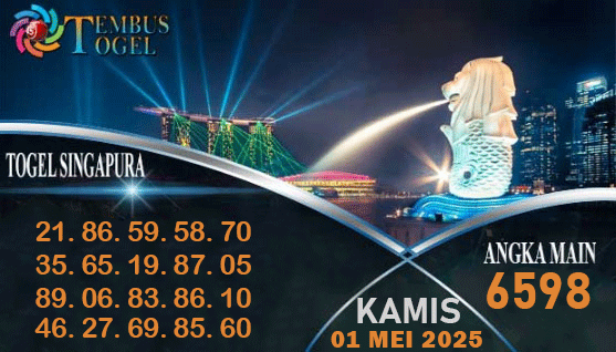 Bocoran Togel Akurat SINGAPURA KAMIS 01 MEI 2025